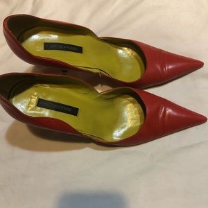 Sergio Rossi red pumps